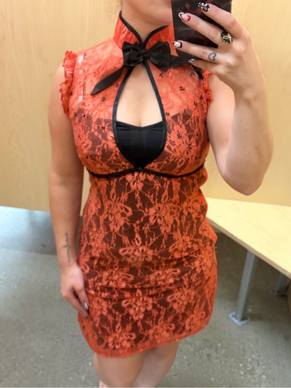 Lace mini dress - Halloween costume
